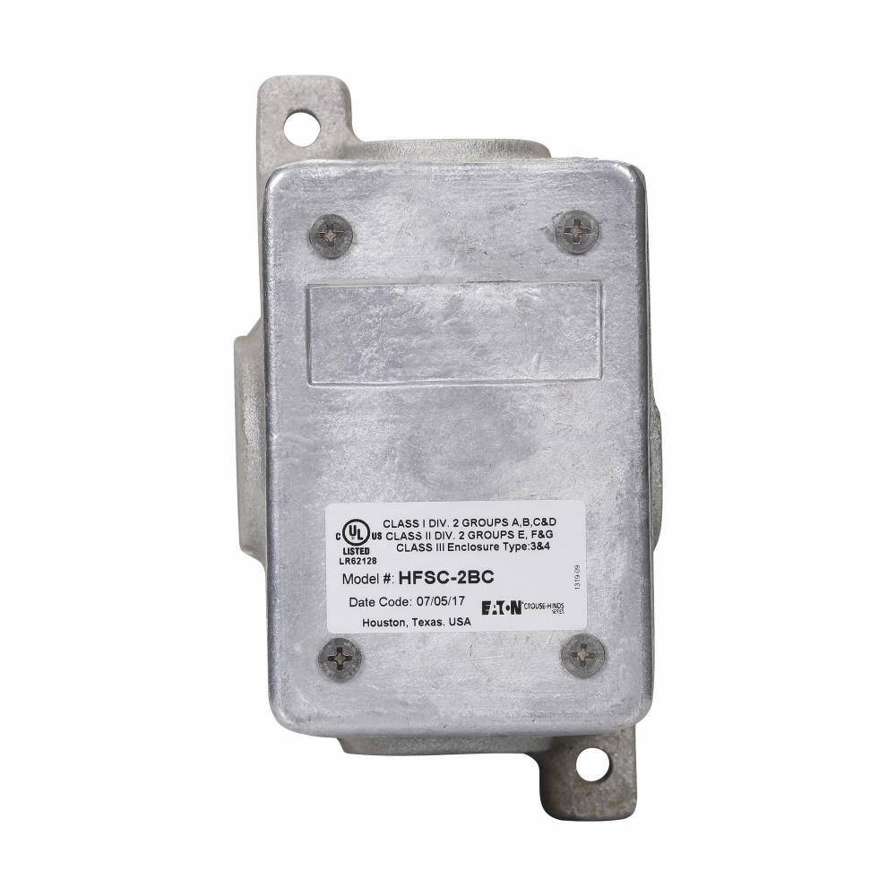 EATON Crouse-Hinds Pauluhn™ FSRG 1-Piece Weathertight Box Cover Gasket, For Use With Pauluhn™ HazJbx HFS Wiring Device, Neoprene