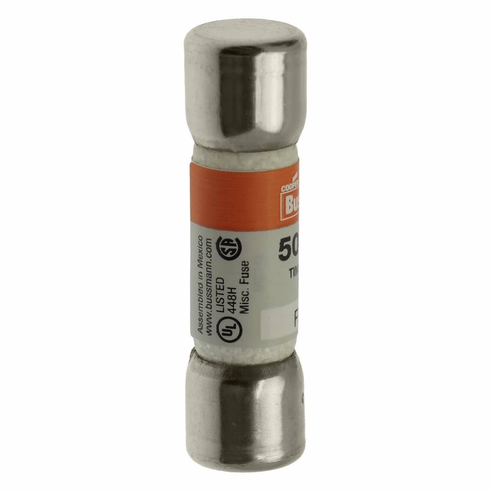 Bussmann Tron® FNQ-8 Low Voltage Supplemental Time Delay Midget Fuse, 8 A, 500 VAC, 10000 A Interrupt, Class: Supplemental, Cartridge Body