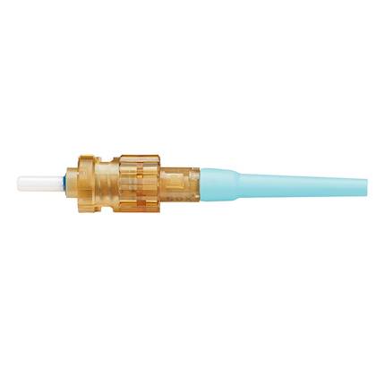 Panduit® OptiCam® FST2MCXAQ Fiber Optic Connector, ST2 Simplex Connector, 50/125 um OM2 Multi-Mode Fiber, 900 um Tight Buffered, Zirconia Ceramic Ferrule