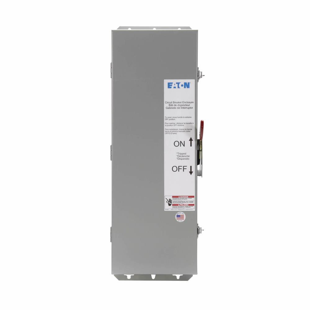 EATON JFDN225 C Series Dustproof Circuit Breaker Enclosure, 9.16 in W x 9.31 in D x 10 in H, NEMA 3R/4/4X/5/12, Stainless Steel