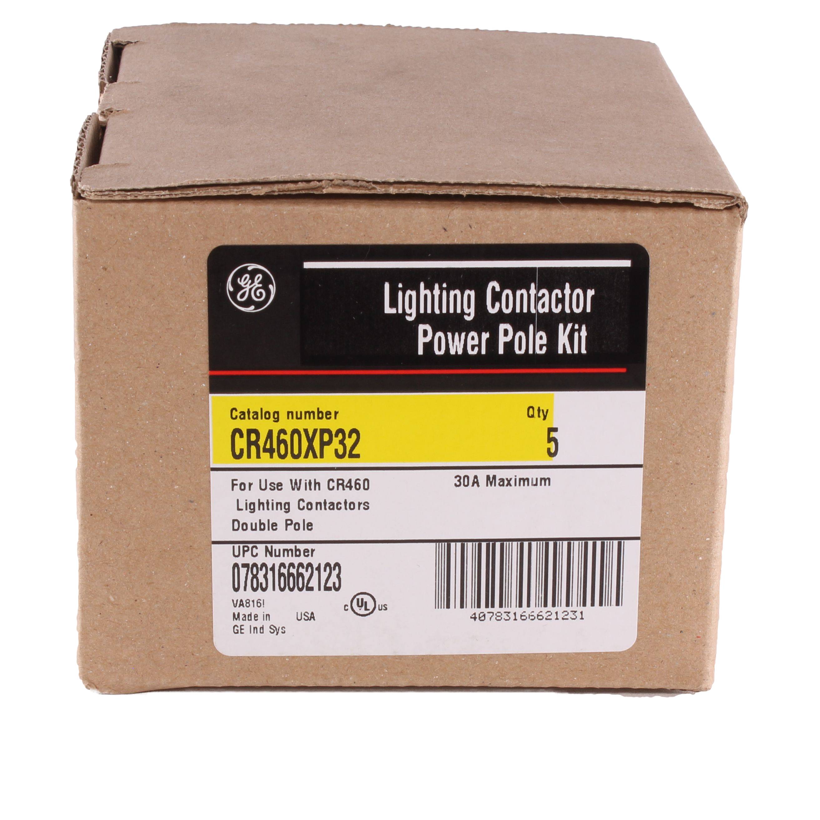 GE CR460XP32 2-Pole Power Pole Assembly, 30 A
