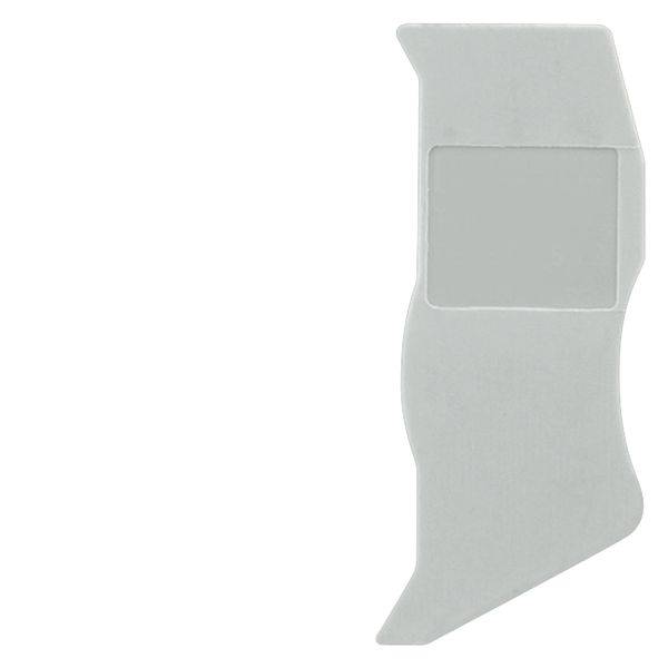 Siemens 8WH90000GA00 Segment Cover, For Use With 8WH 2.5 sq-mm Through Type Spring Loaded Terminal, ALPHA FIX Terminal Block, 3-Clamping Point, Gray