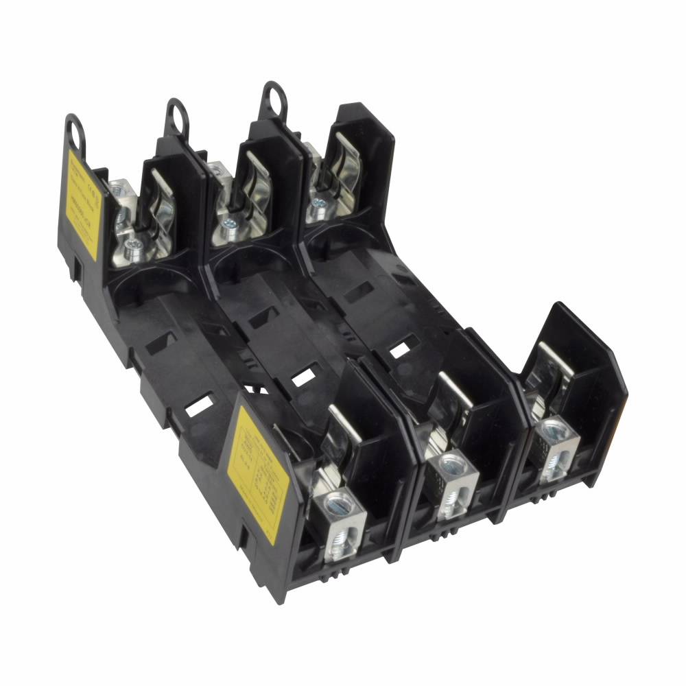 Edison HM60060-3CR Modular Fuse Block, 600 VAC, 60 A, Class: H, 14 to 2 AWG, 8 to 2 AWG Wire, 3 Poles