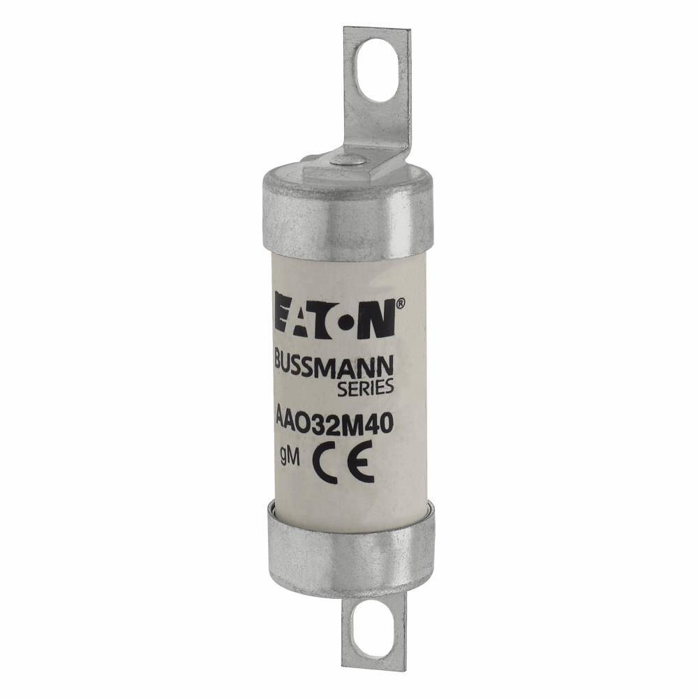 Edison AAO32M40 Non-Indicating Fuse Link, 550 VAC, 40 A, Ceramic