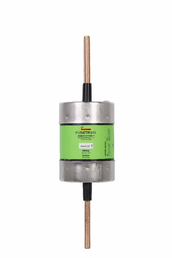 Bussmann Fusetron™ FRN-R-250 Current Limiting Time Delay Fuse, 250 A, 250 VAC/125 VDC, 20/200 kA Interrupt, RK5 Class, Cartridge Body