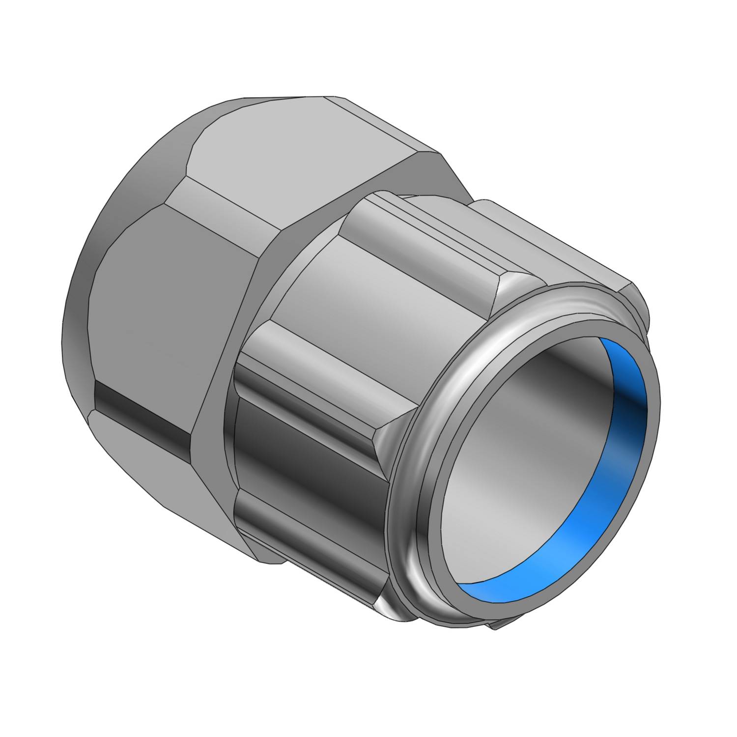 T&B® 531 Combination Coupling, 3/4 in, For Use With EMT to Threaded Rigid and IMC Conduits, Steel