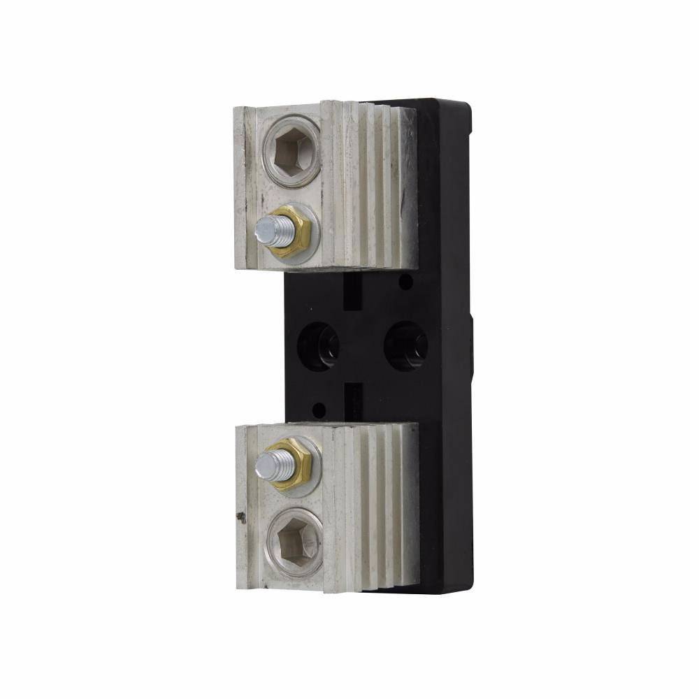 Edison T60400-1C T600 Open Style Fuse Block, 600 VAC/VDC, 201 to 400 A, T Class, 2/0 AWG to 600 kcmil Wire, 1 Pole