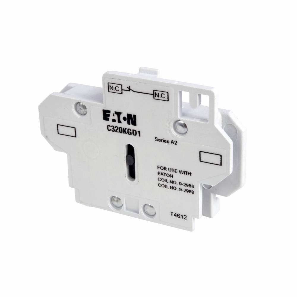 EATON C320KGD1 Freedom Interlock Auxiliary Contact, 6.4 A, Silver Cadmium Alloy