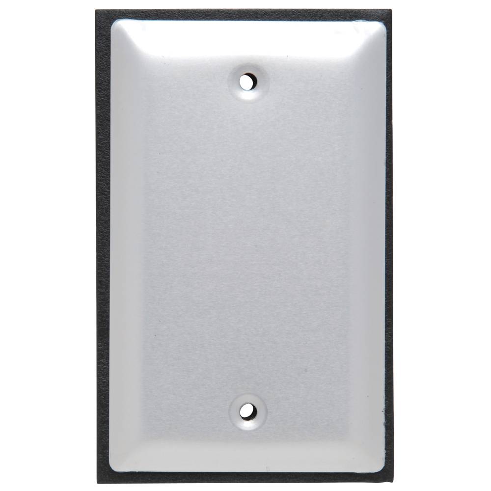 Pass & Seymour® WPB1 Blank Weatherproof Outlet Box Cover, Aluminum