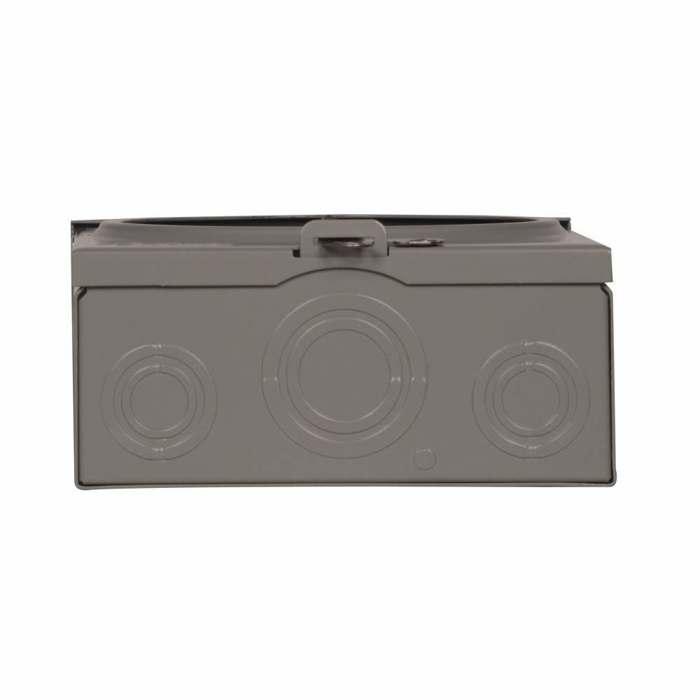 EATON Cutler-Hammer 1004326DCH 3-Wire 1-Position Residential Service Single Meter Socket, 600 VAC, 150 A, 1 Phase