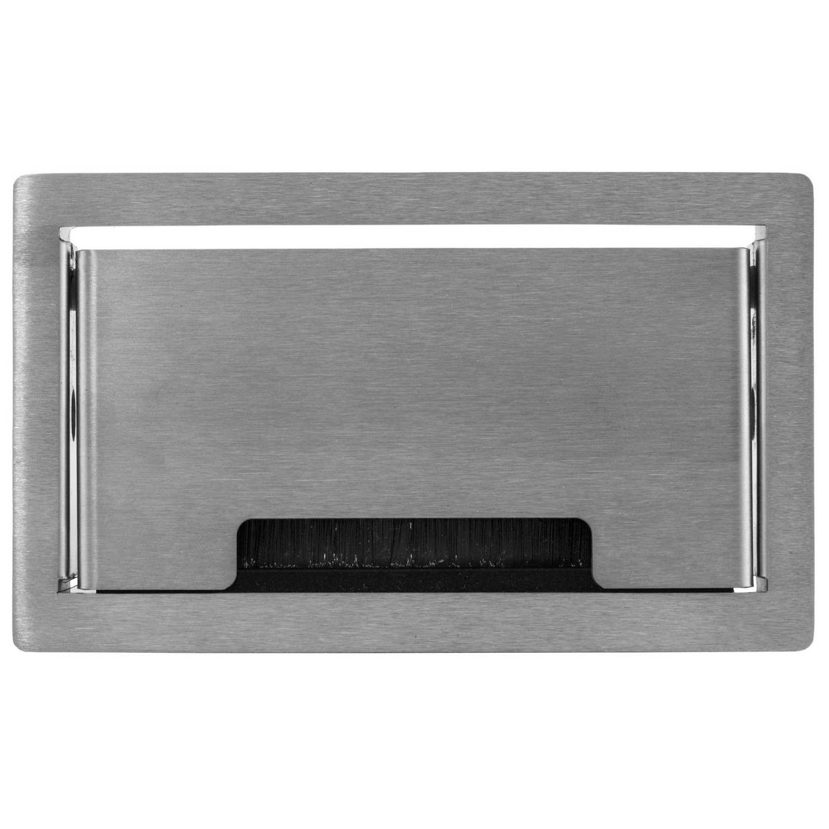 PREMISE WIRING WSBFGROMBSS Fabricated Pre-Wired Standard Grommet Cover with Dust Shield, 5.68 in L x 3.39 in W x 0.96 in D, Composite