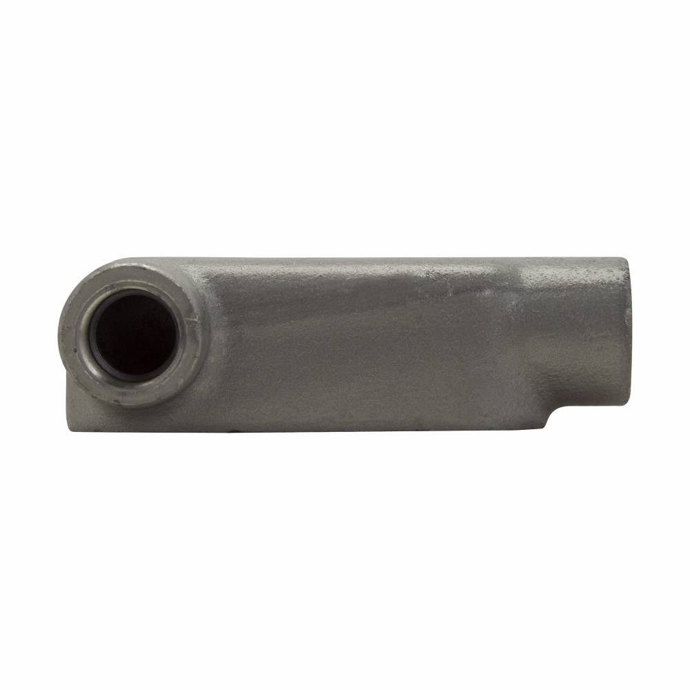Crouse-Hinds Condulet® LL28 Type LL Conduit Outlet Body, 3/4 in Hub, 8 Form, Feraloy® Iron Alloy, Aluminum Acrylic Painted/Electro-Galvanized