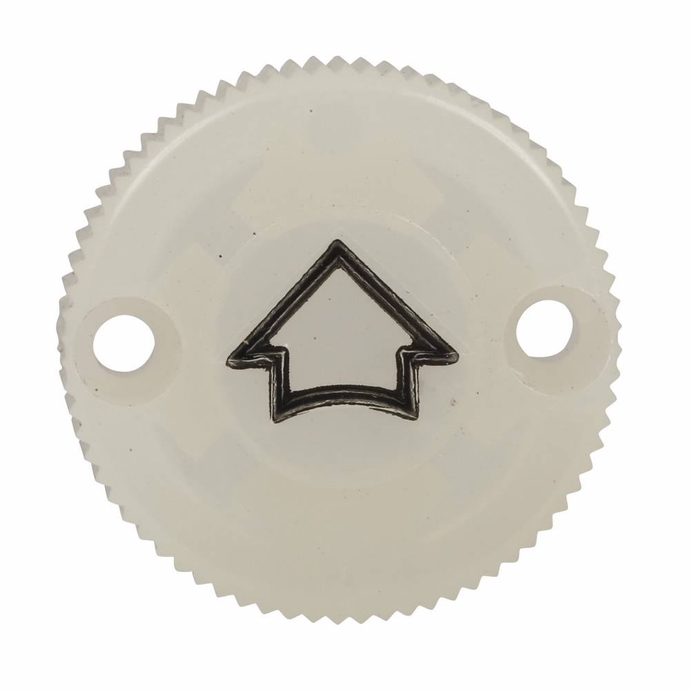EATON 10250TEW Blank Heavy Duty Oiltight/Watertight Operator Knob, 30.5 mm, NEMA 1/2/3/3R/4/4X/12/13/IP65 NEMA Rating, Round Shape, Plastic