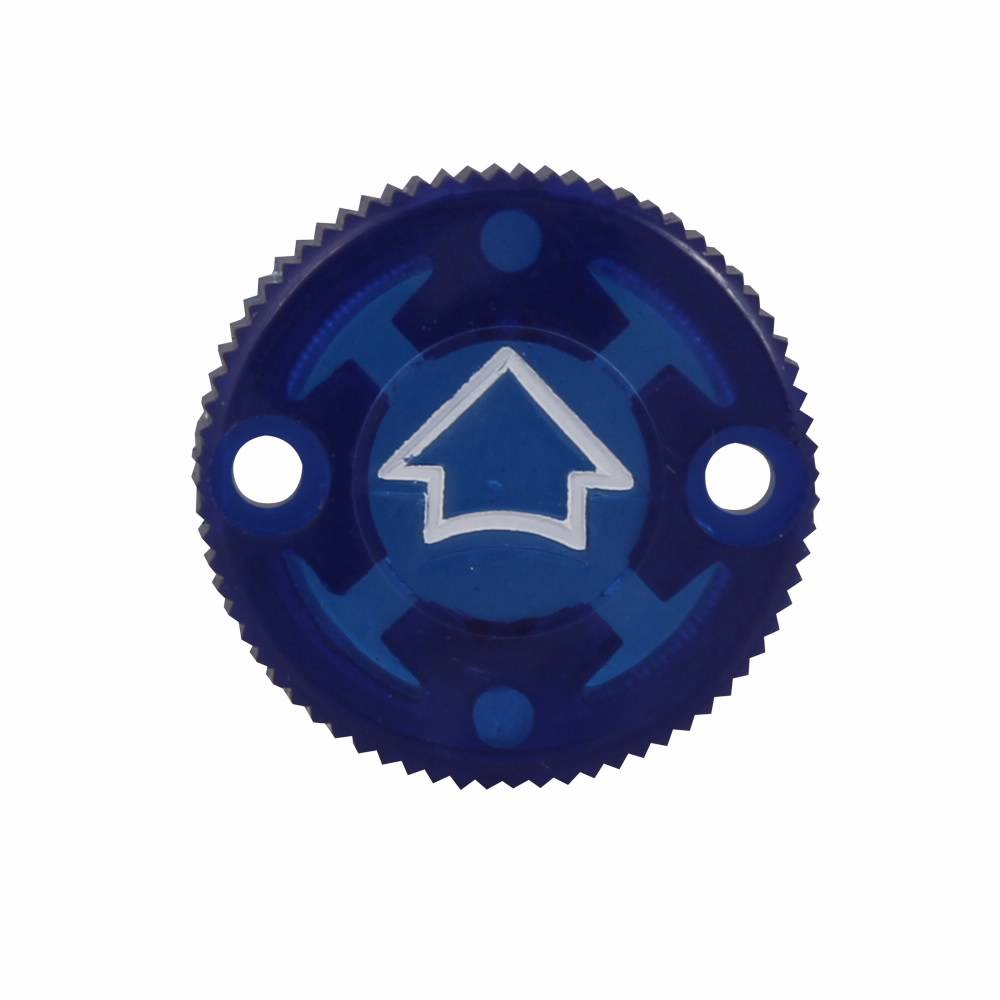 EATON 10250TEL Blank Heavy Duty Oiltight/Watertight Operator Knob, 30.5 mm, NEMA 1/2/3/3R/4/4X/12/13/IP65 NEMA Rating, Round Shape, Plastic