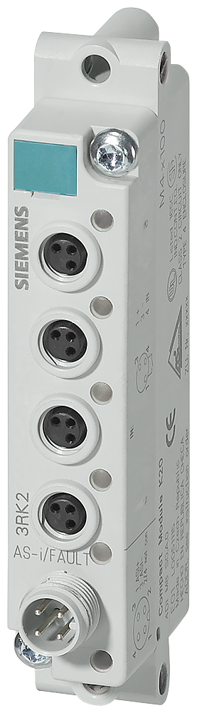 Siemens 3RK2400-1BT30-0AA3 AS-I Compact Digital I/O Module, 2 Inputs, 2 Outputs