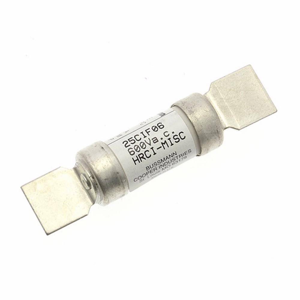 Bussmann 15CIF06 British Style HRCI-CB Industrial Low Voltage Non-Indicating Fuse, 15 A, 600 VAC/250 VDC, 200 kA Interrupt