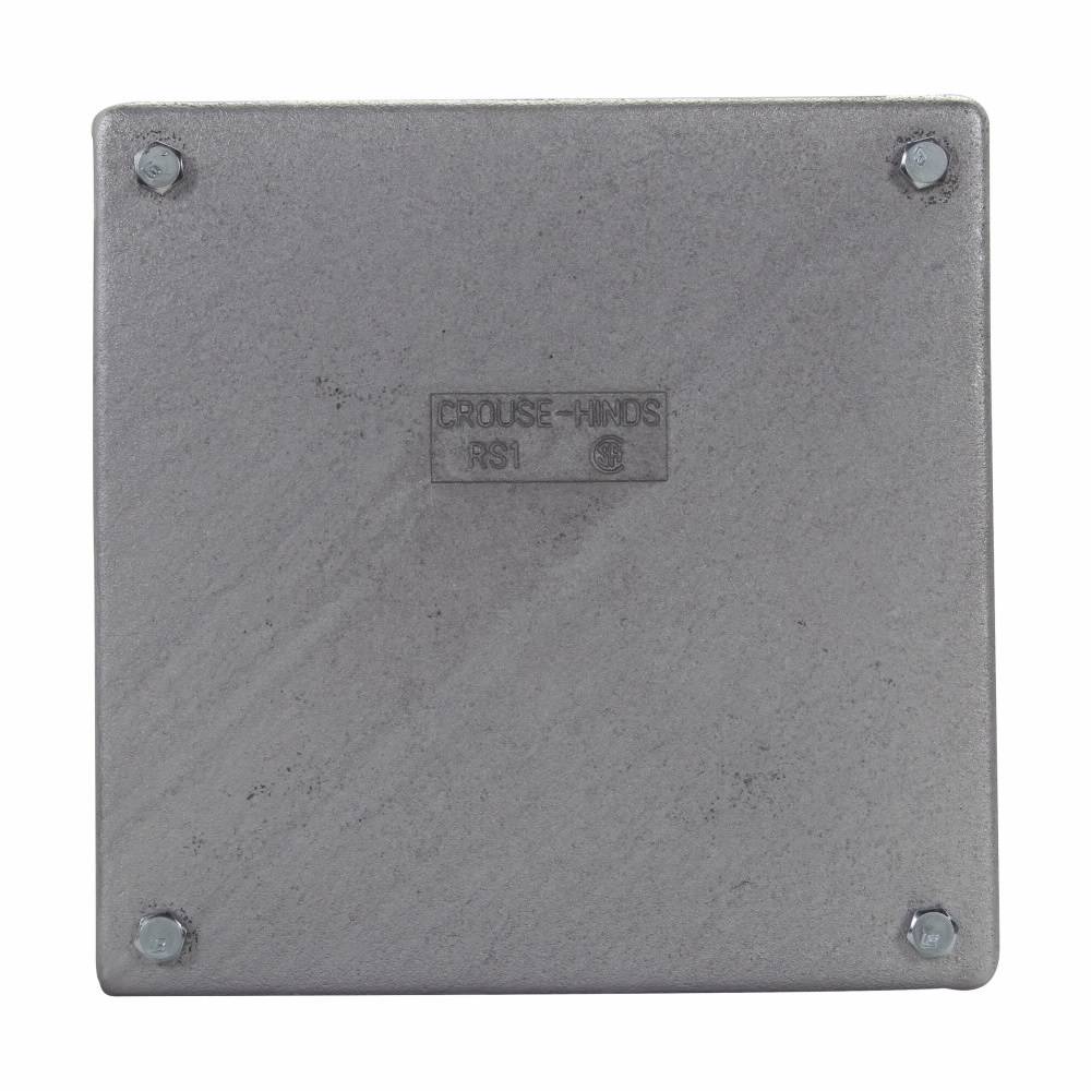 Crouse-Hinds RS1 Style RS 2-Gang Raintight Junction Box With Gasket, Feraloy Iron Alloy