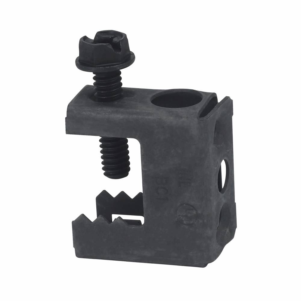B-Line BC1 Conduit to Beam Fastener, 1/2 in Conduit, 1/2 in THK, 100 lb Load, High Carbon Steel, Zinc Plated