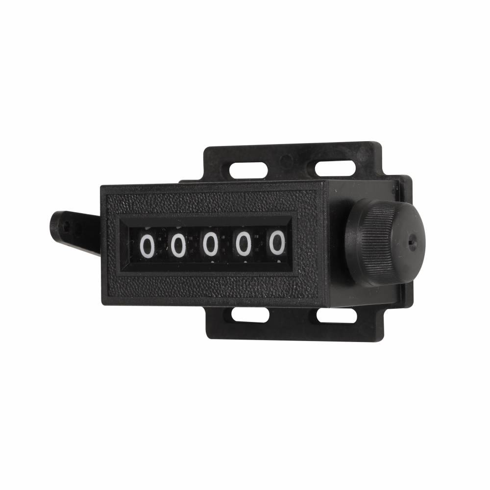 EATON 5-X-1-1-L X Series Counter Totalizer, 5 Digits, White-On-Black Background Display