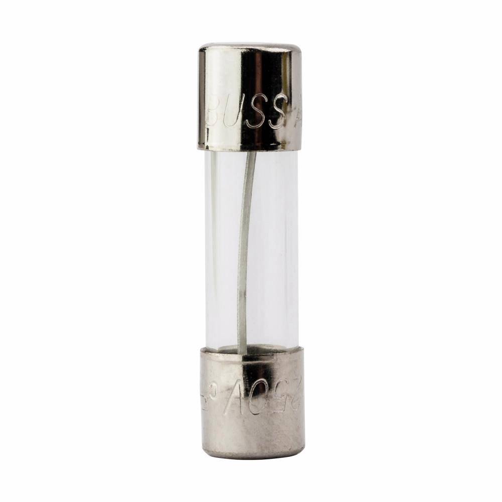Bussmann AGX-25 Small Dimension Fast Acting Fuse, 25 A, 125 VAC, 32 VAC/VDC, 1 kA Interrupt, Cylindrical Body