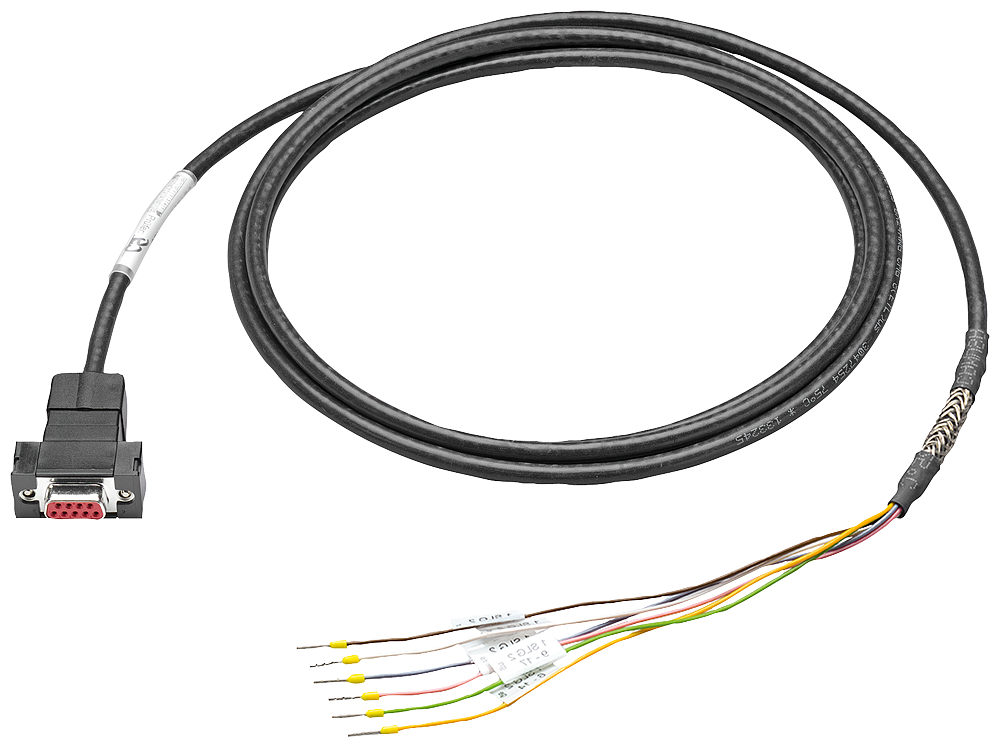 Siemens 6GT24914EN20 Highly Flexible Communication Line Plug-In Cable, 300 VAC, (6 Braided Tin Plated Copper Conductor, 20 m L
