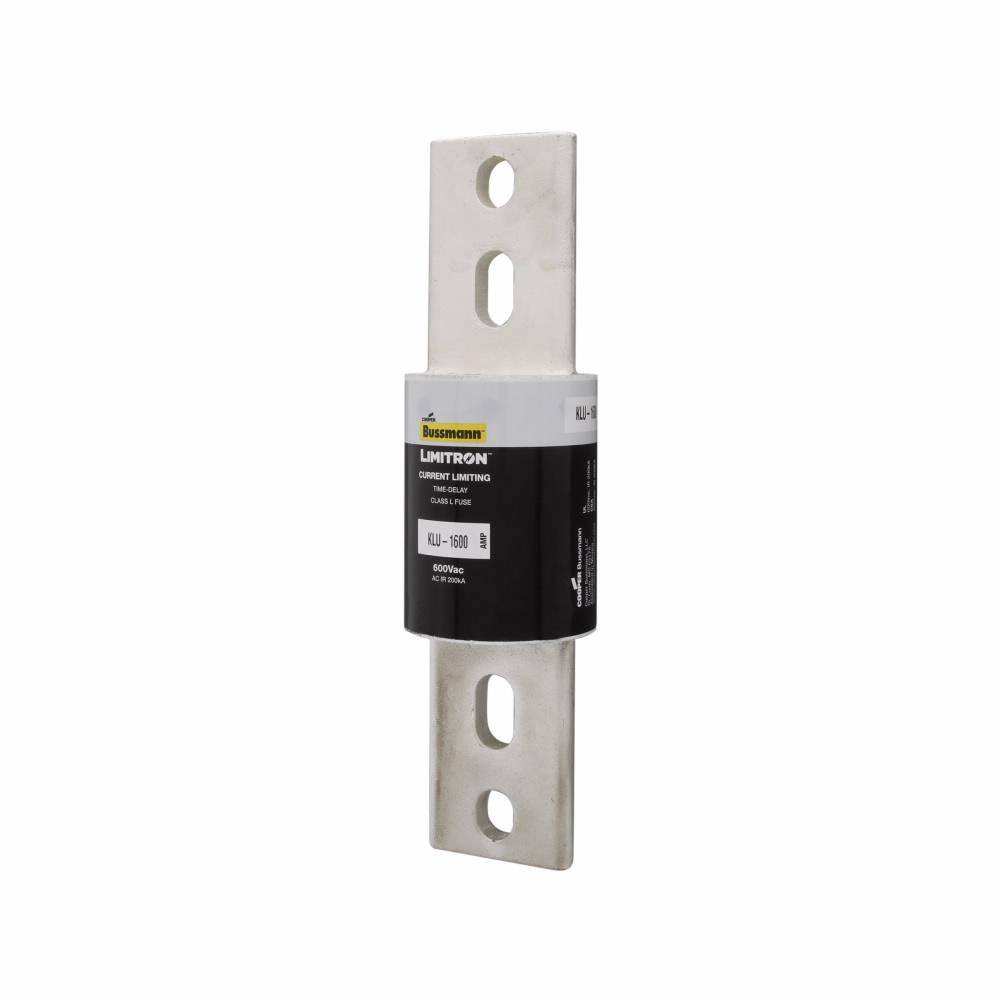 Bussmann Limitron™ KLU-1600 Current Limiting Time Delay Fuse, 1600 A, 600 VAC, 200 kA Interrupt, L Class, Cartridge Body