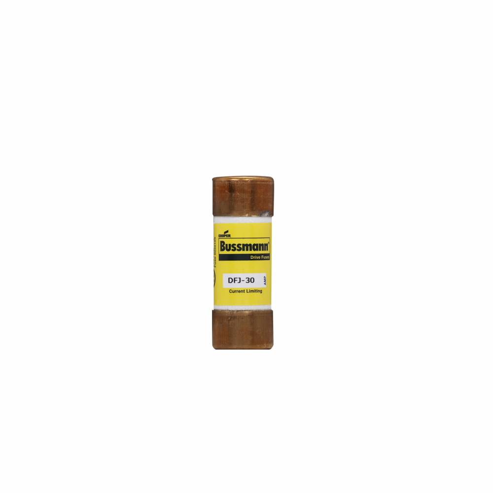 Bussmann DFJ-1 Current Limiting High Speed Drive Fuse, 1 A, 150 VAC/VDC, 200/100 kAIC Interrupt, J Class, Cylindrical Body