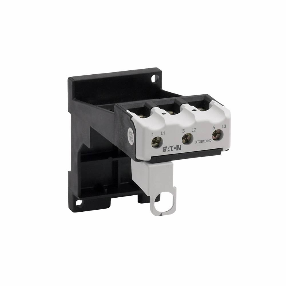 EATON XTOBXDINC DIN Rail Contactor Adapter, For Use With XTOB-CC1, XTOB-CC0 600 VAC 32 A Overload Relay and C, D Frame Contactor, Size C/D Frame