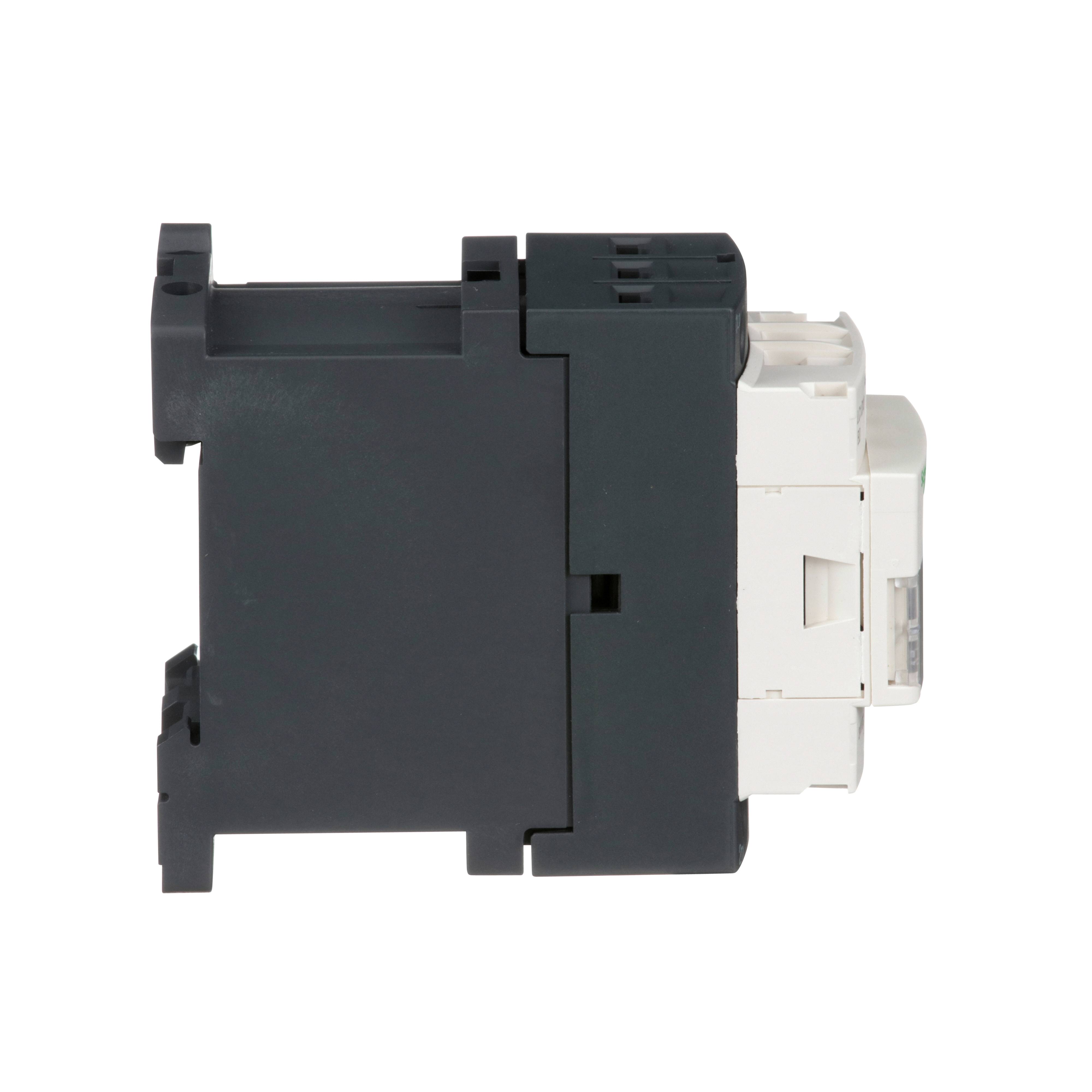 Schneider Electric Square D™ TeSys™ D LC1D12BD Direct On-Line Standard IEC Contactor, 690 VAC, 24/300 VDC V Coil, 12/25 A, 3NO Contact, 3 Poles