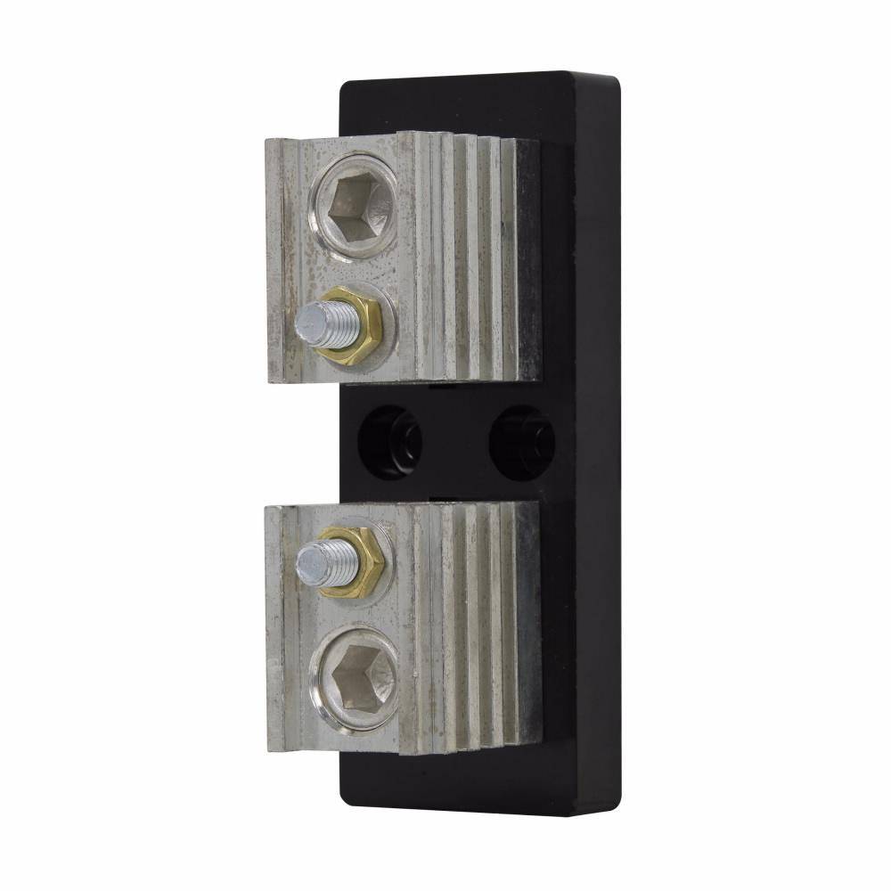 EATON T30400-1C T300 Open Style Fuse Block, 300 VAC/VDC, 201 to 400 A, T Class, 2/0 AWG to 600 kcmil Wire, 1 Pole