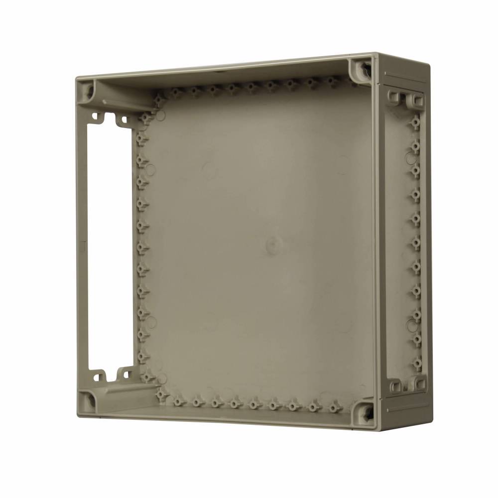 EATON U-CI44 Enclosure Base, 375 mm, For Use With Panel Enclosure, Plastic, Gray