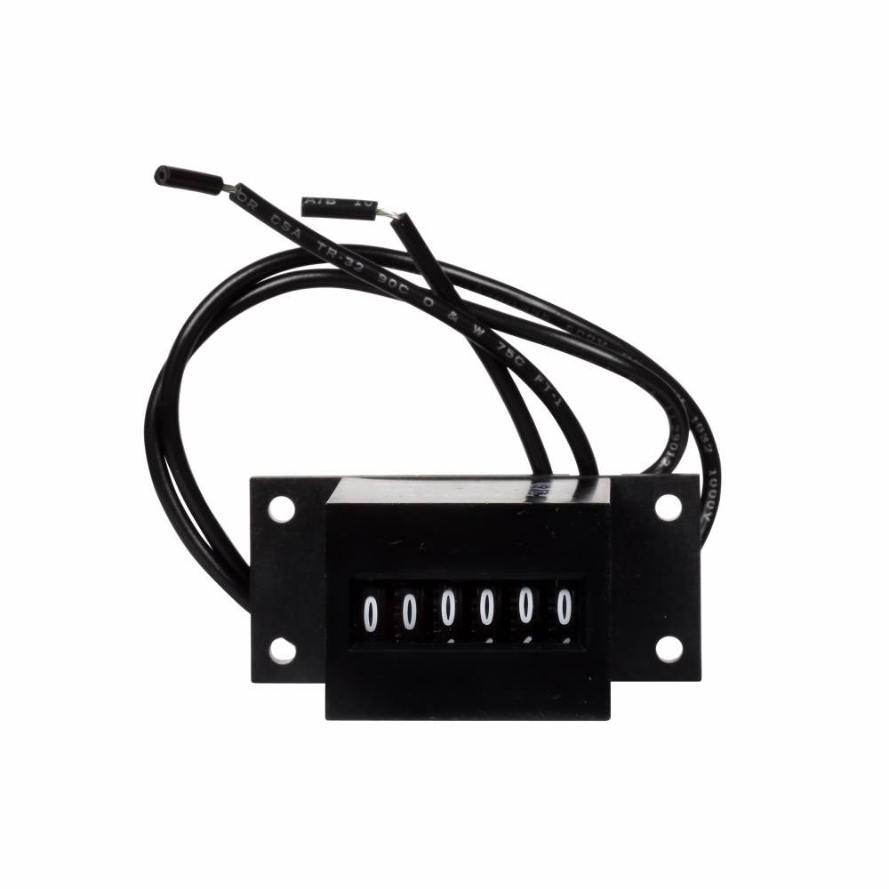 EATON 6-Y-41623-406-SE SE Series Sub-Miniature Electromechanical Totalizer Counter, 6 Digits, 36000 Counts per Second