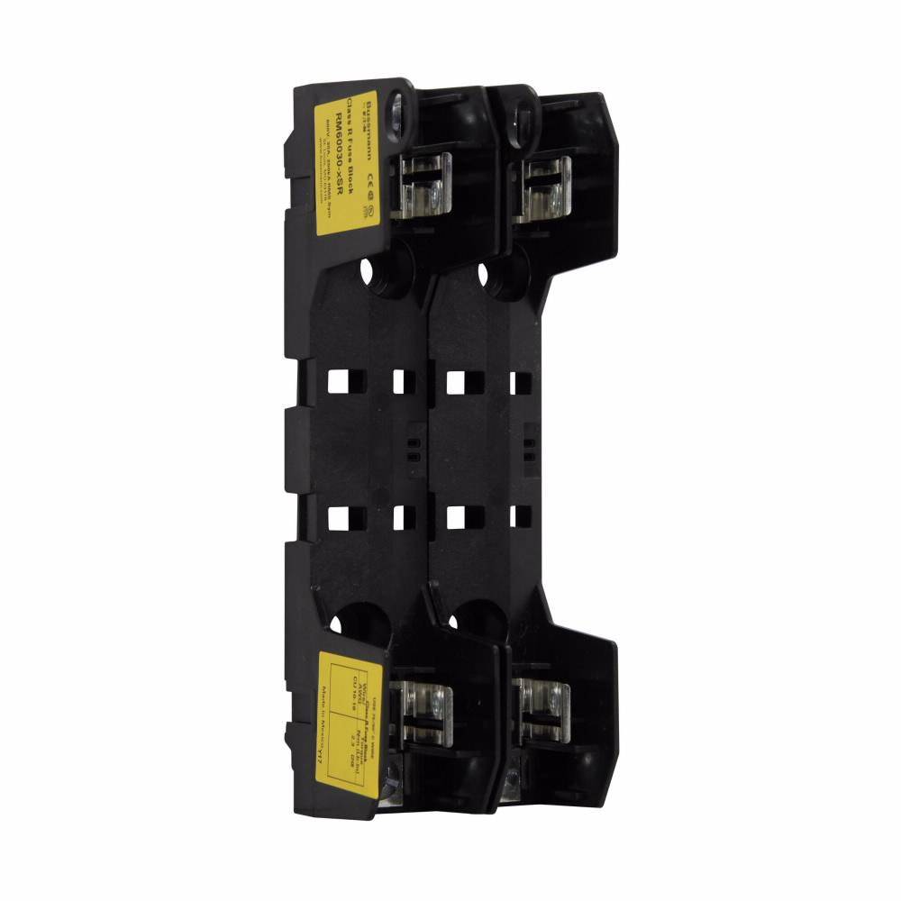 Edison HM60030-2SR Modular Ferrule Fuse Block, 600 V, 30 A, 18 to 10 AWG Cu Wire, 2 Poles