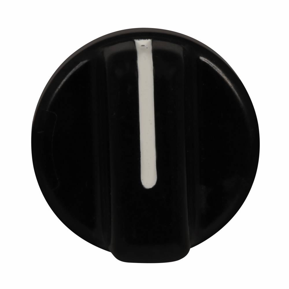 EATON 10250TKB Blank Heavy Duty Oiltight/Watertight Operator Knob, 30.5 mm, NEMA 1/2/3/3R/4/4X/12/13/IP65 NEMA Rating, Round Shape, Plastic