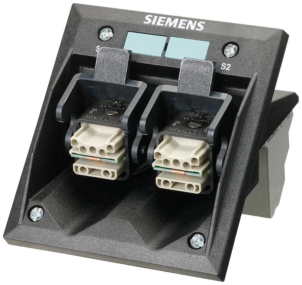 Siemens 3RK19111AA22 ECOFAST Hybrid Fieldbus Connector