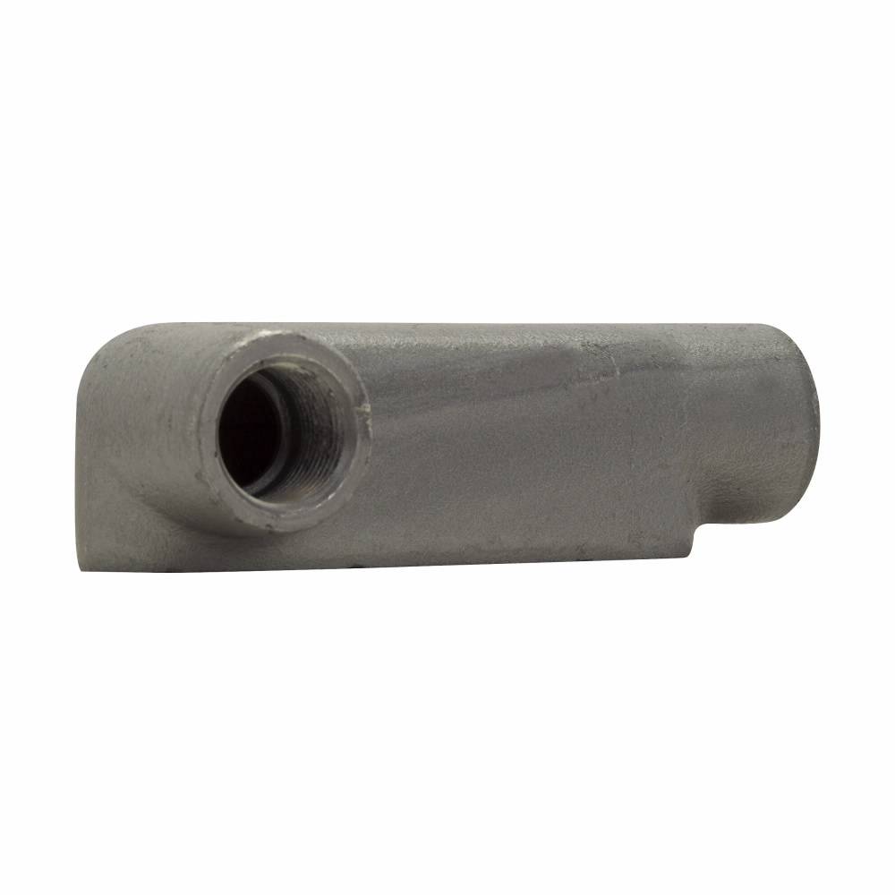 Crouse-Hinds Condulet® LL28 Type LL Conduit Outlet Body, 3/4 in Hub, 8 Form, Feraloy® Iron Alloy, Aluminum Acrylic Painted/Electro-Galvanized