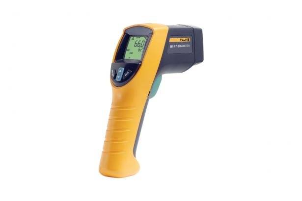 Fluke® FLUKE-561 Infrared and Contact Thermometer, -40 to 1022 deg F Infrared, 32 to 212 deg F K-Type Thermocouple, 12:1 Focus Spot, Low/Med/High, 2 AA Alkaline/Ni-Cd Battery
