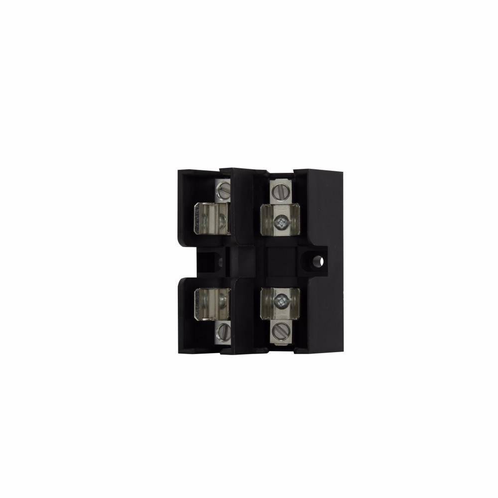 Edison JP60030-3CR Pyramid/Open Style Fuse Block, 600 VAC/VDC, 30 A, J Class, 14 to 2 AWG Wire, 3 Poles