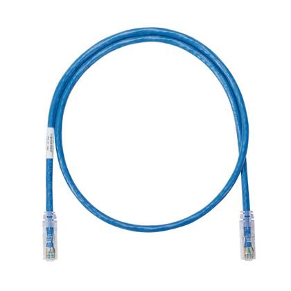 Panduit® NetKey® NK6APC10MBU Class EA Patch Cord, Cat 6A, 26 AWG F/UTP Copper Conductor, Modular Plug Connector, 10 m L Cord