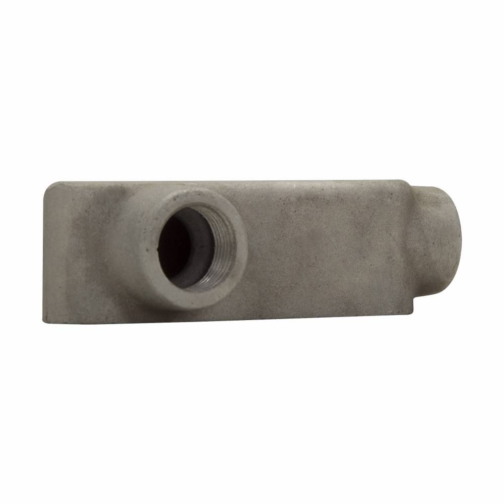 Crouse-Hinds Condulet® LL19 Type LL Conduit Outlet Body, 1/2 in Hub, Mark 9 Form, 5 cu-in Capacity, Copper-Free Aluminum, Natural