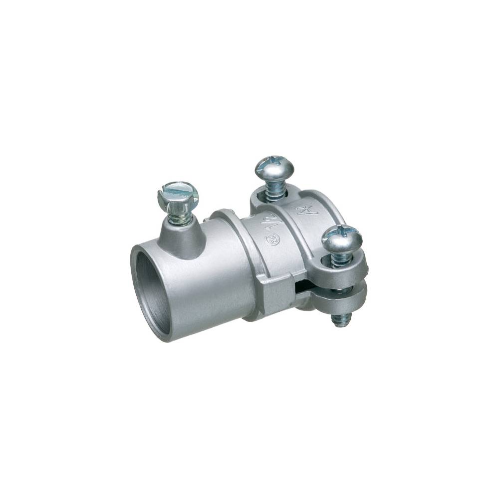 Arlington 8630 Combination Coupling, 1 in, For Use With EMT Set Screw to Flexible Metal Conduit, Die Cast Zinc