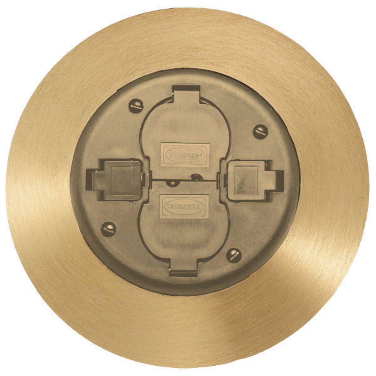 PREMISE WIRING PT2X2SFBRS 2 x 2 Flush Standard Traditional Service Fitting, 16.67 in L x 7 in W, Fabricated Brass