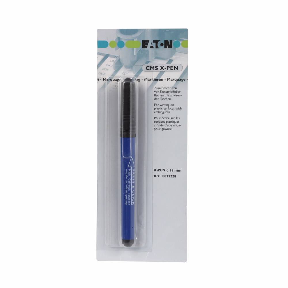 EATON XBMXPEN Refillable Terminal Strip Marker Pen, 0.35 mm, For Use With XB Series IEC Terminal Block, Fuse Block and Fuse Holder