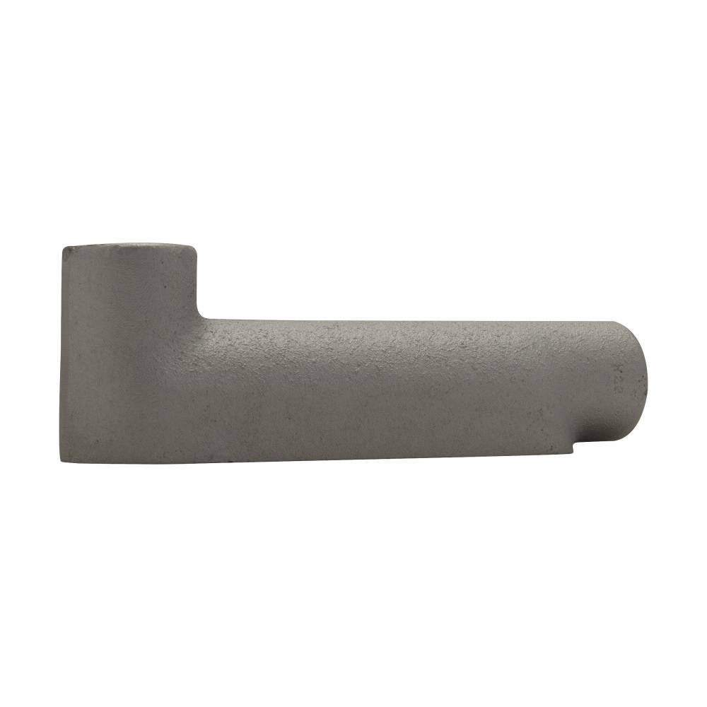 Crouse-Hinds Condulet® BLB7 Type LB Conduit Body, 2-1/2 in Hub, Mogul Form, 162 cu-in Capacity, Feraloy Iron Alloy, Electro-Galvanized/Aluminum Acrylic Painted