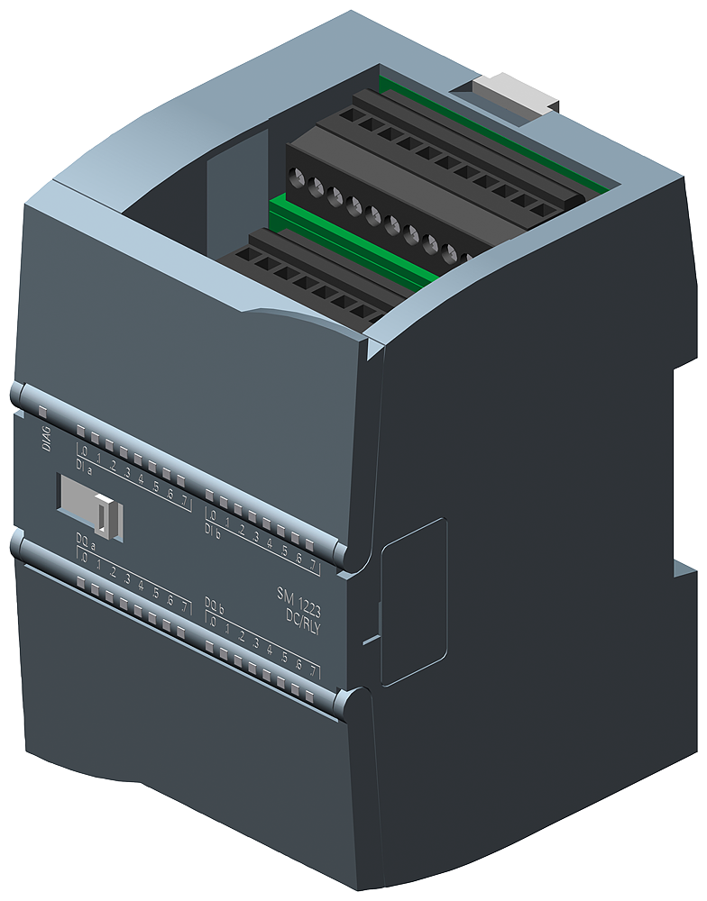 Siemens 6AG12231PL322XB0 SIPLUS Digital Input/Output Module, 16 Inputs, 16 Outputs, 180 mA Signal Range