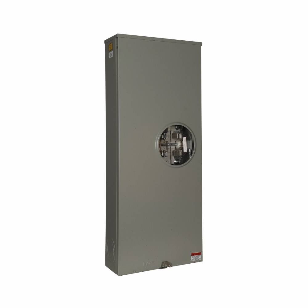 EATON 1007672CH 1-Position 3-Wire Lever Bypass Meter Socket, 600 VAC, 320 A, 1 ph Phase