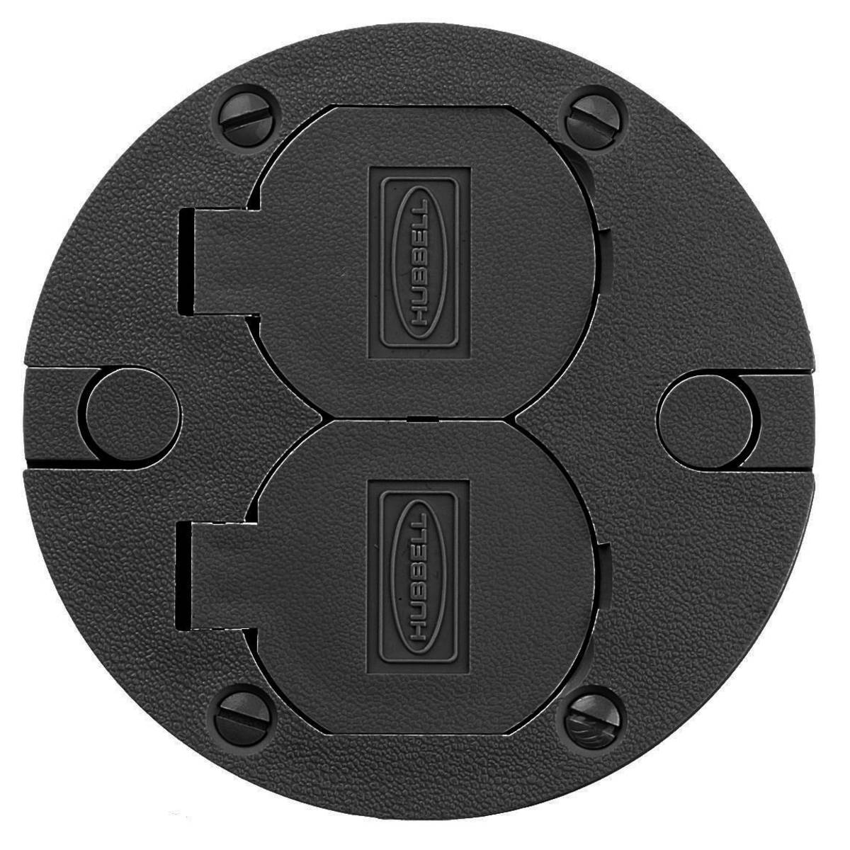 Wiring Device-Kellems PFBRCBLA PFB Standard Molded Non-Metallic Replacement Cover Assembly, 7 in Dia, 0.44 in D, Aluminum