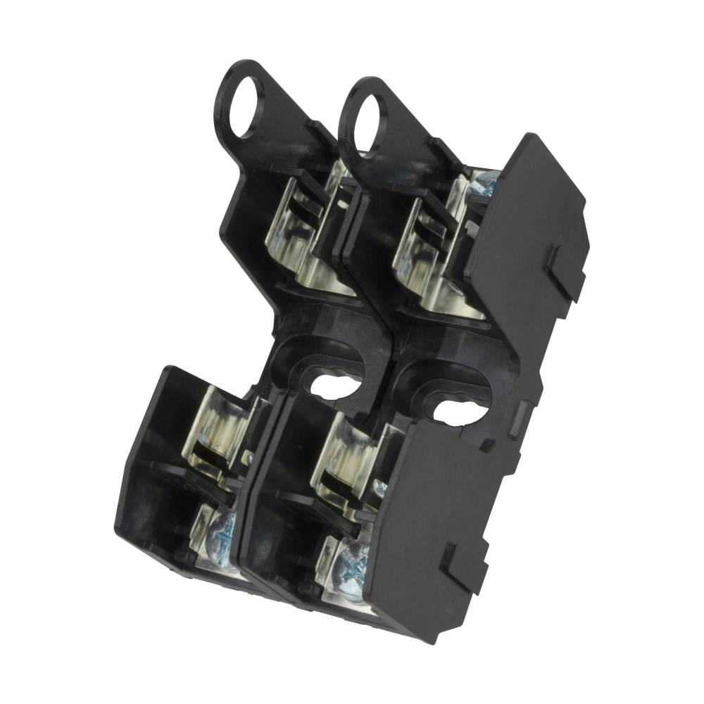 Edison HM25030-2SR Modular Fuse Block, 250 VAC, 30 A, Class: H, 18 to 10 AWG Wire, 2 Poles