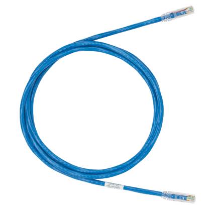 Panduit® PanView iQ™ PVUTPSPC10MBGRY U/UTP Patch Cord, Cat 6, 24 AWG Copper Conductor, 10 m L Cord