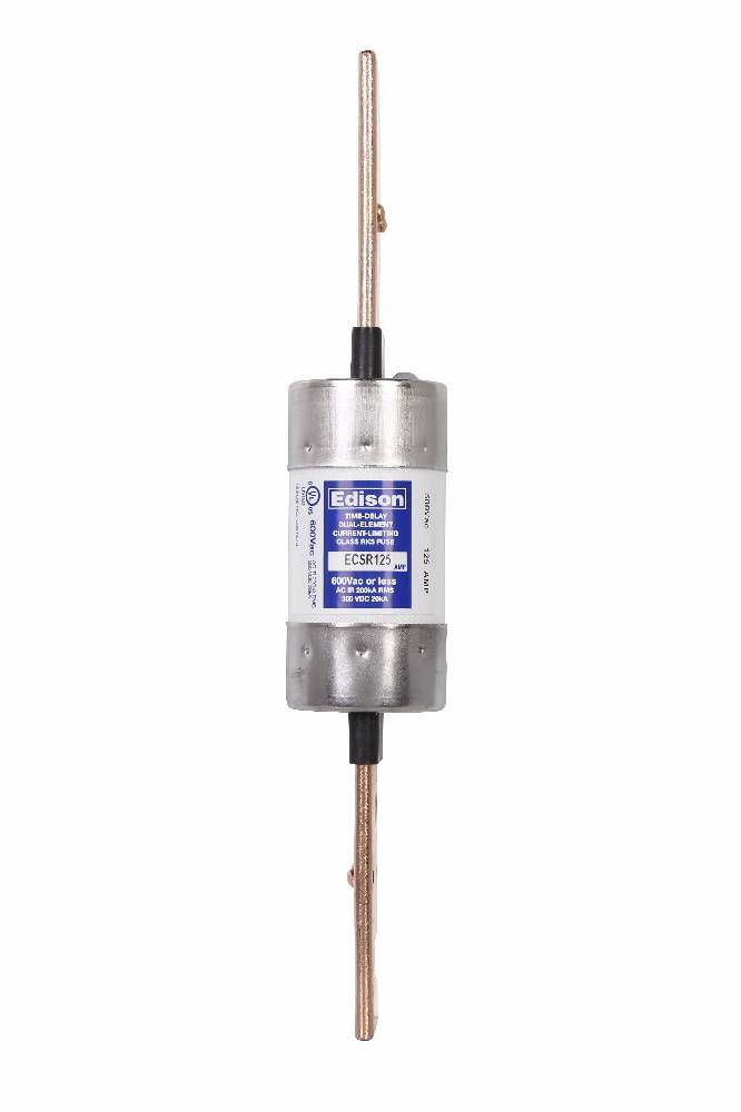 Bussmann Bullet™ ECSR125 Current Limiting Time Delay Fuse, 125 A, 600 V, 200 kAIC Interrupt, RK5 Class, Cartridge Body